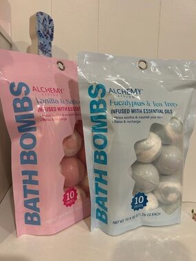 Individually Wrapped Bath Bombs 10 Pack - Choose 1